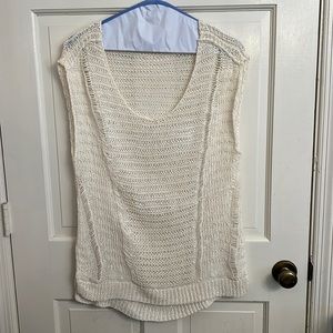 Helmut Lang Crochet sleeveless  size Small